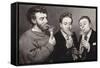 The Goons: Spike Milligan, Peter Sellers, Harry Secombe-Pat Nicolle-Framed Stretched Canvas