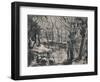 'The Goose Girl', c.1870s, (1946)-Camille Pissarro-Framed Giclee Print