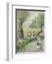 The Goose Girl (The Duck Pond), circa 1890-Camille Pissarro-Framed Giclee Print