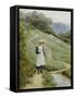 The Goose-Girl-Helen Allingham-Framed Stretched Canvas