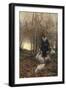 The Goose Maiden-Brittany, 1881-Alfred Edward Emslie-Framed Giclee Print