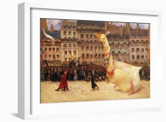 The Goose of the Republic-Jean Veber-Framed Giclee Print