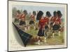 The Gordon Highlanders-Richard Simkin-Mounted Giclee Print