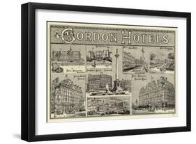 The Gordon Hotels-null-Framed Giclee Print