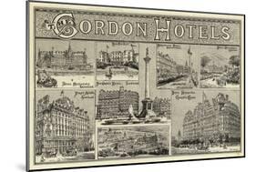 The Gordon Hotels-null-Mounted Giclee Print