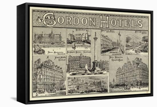 The Gordon Hotels-null-Framed Stretched Canvas