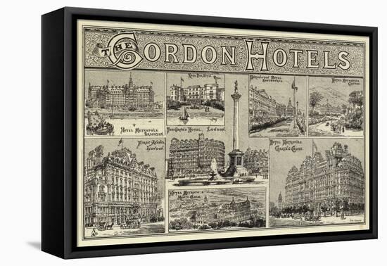 The Gordon Hotels-null-Framed Stretched Canvas