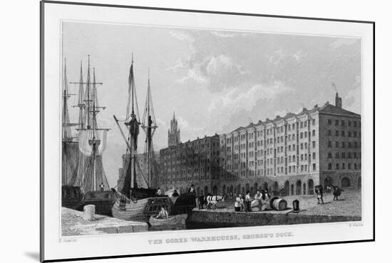 The Goree Warehouses George's Dock Liverpool-H. Wallis-Mounted Art Print