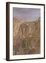 The Gorge, Ronda, Spain (W/C & Gouache on Paper)-Edward Angelo Goodall-Framed Giclee Print