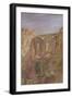 The Gorge, Ronda, Spain (W/C & Gouache on Paper)-Edward Angelo Goodall-Framed Giclee Print