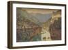 The Gorges of the Tarn, 1912, (1914)-Edward Louis Lawrenson-Framed Giclee Print