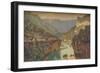 The Gorges of the Tarn, 1912, (1914)-Edward Louis Lawrenson-Framed Giclee Print