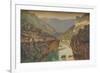 The Gorges of the Tarn, 1912, (1914)-Edward Louis Lawrenson-Framed Giclee Print