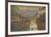 The Gorges of the Tarn, 1912, (1914)-Edward Louis Lawrenson-Framed Giclee Print