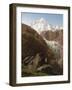 The Gorner Glacier and Zermatt Valley, Switzerland-Francois Roffiaen-Framed Giclee Print