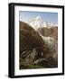 The Gorner Glacier and Zermatt Valley, Switzerland-Francois Roffiaen-Framed Giclee Print