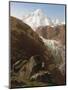 The Gorner Glacier and Zermatt Valley, Switzerland-Francois Roffiaen-Mounted Giclee Print