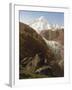 The Gorner Glacier and Zermatt Valley, Switzerland-Francois Roffiaen-Framed Giclee Print