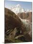 The Gorner Glacier and Zermatt Valley, Switzerland-Francois Roffiaen-Mounted Giclee Print