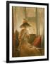 The Gossip, 1912 (Oil on Canvas)-John White Alexander-Framed Giclee Print