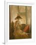 The Gossip, 1912 (Oil on Canvas)-John White Alexander-Framed Giclee Print