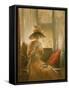 The Gossip, 1912 (Oil on Canvas)-John White Alexander-Framed Stretched Canvas