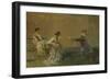 The Gossip, C.1907 (Oil on Panel)-Thomas Wilmer Dewing-Framed Giclee Print