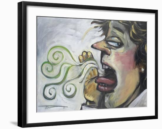 The Gossip-Tim Nyberg-Framed Giclee Print