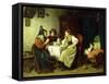 The Gossips, 1887-Rudolf Epp-Framed Stretched Canvas
