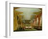 The Gothic Dining Room at Carlton House from Pyne's "Royal Residences"-Charles Wild-Framed Giclee Print