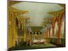The Gothic Dining Room at Carlton House from Pyne's "Royal Residences"-Charles Wild-Mounted Giclee Print