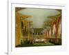 The Gothic Dining Room at Carlton House from Pyne's "Royal Residences"-Charles Wild-Framed Giclee Print