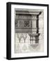 The Gothic Entablature and Capital of the First Order at large, 1741-null-Framed Giclee Print