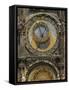 The Gothic Horloge, Astronomical Clock, Old Town Hall, Stare Mesto Square, Prague, Czech Republic-Gavin Hellier-Framed Stretched Canvas