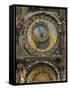 The Gothic Horloge, Astronomical Clock, Old Town Hall, Stare Mesto Square, Prague, Czech Republic-Gavin Hellier-Framed Stretched Canvas