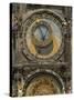 The Gothic Horloge, Astronomical Clock, Old Town Hall, Stare Mesto Square, Prague, Czech Republic-Gavin Hellier-Stretched Canvas