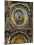 The Gothic Horloge, Astronomical Clock, Old Town Hall, Stare Mesto Square, Prague, Czech Republic-Gavin Hellier-Mounted Photographic Print
