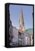 The Gothic Spires of Chartres Cathedral-Julian Elliott-Framed Stretched Canvas