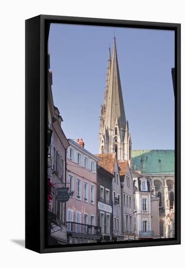 The Gothic Spires of Chartres Cathedral-Julian Elliott-Framed Stretched Canvas