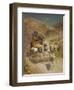 The Gotthard Pass Post Coach, 1873-Rudolf Koller-Framed Giclee Print