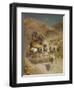 The Gotthard Pass Post Coach, 1873-Rudolf Koller-Framed Giclee Print