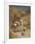 The Gotthard Pass Post Coach, 1873-Rudolf Koller-Framed Giclee Print