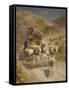 The Gotthard Pass Post Coach, 1873-Rudolf Koller-Framed Stretched Canvas