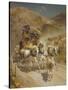 The Gotthard Pass Post Coach, 1873-Rudolf Koller-Stretched Canvas