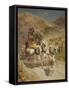 The Gotthard Pass Post Coach, 1873-Rudolf Koller-Framed Stretched Canvas