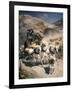 The Gotthard Post-Rudolf Koller-Framed Art Print