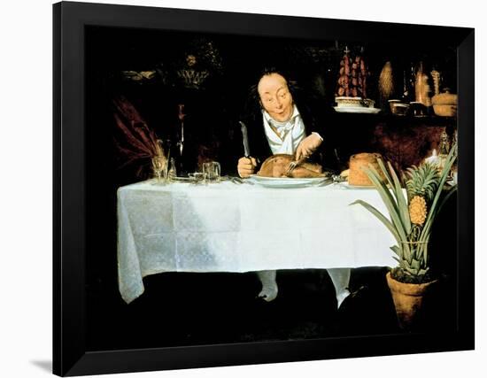 The Gourmand-Louis Leopold Boilly-Framed Giclee Print