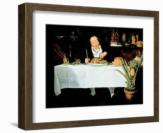 The Gourmand-Louis Leopold Boilly-Framed Giclee Print