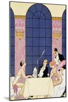 The Gourmands, 1920-30-Georges Barbier-Mounted Giclee Print