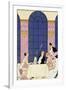 The Gourmands, 1920-30-Georges Barbier-Framed Giclee Print